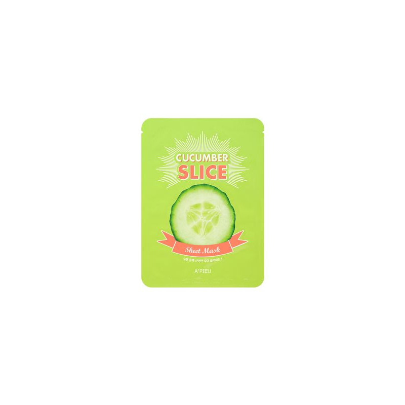APIEU Gurke Organe Wassermelone Slice Sheet Mask Korea Kosmetik K-beauty