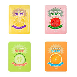 APIEU Gurke Organe Wassermelone Slice Sheet Mask Korea Kosmetik K-beauty