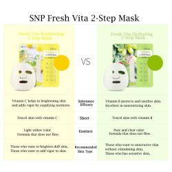 SNP Fresh Vita Brightening und Hydrating Two-step Mask