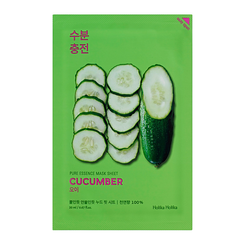 Holika Holika Pure Essence Mask Sheet Gesichtsmaske Cucumber Gurke 1pc