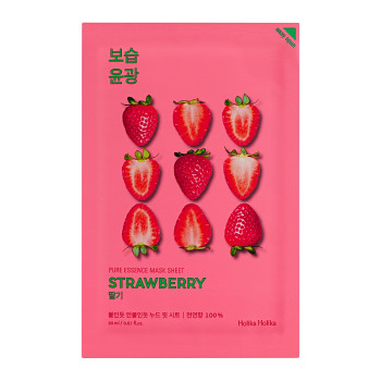 Holika Holika Pure Essence Mask Sheet Gesichtsmaske Strawberry Erdbeer 1pc