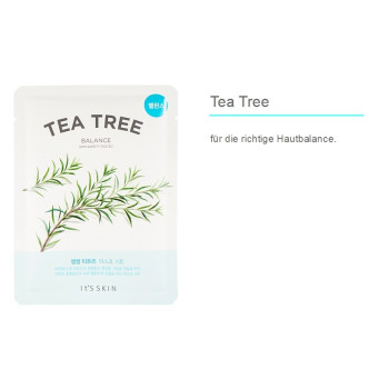 Its Skin The Fresh Sheet Mask Teebaum Tea Tree Gesichtsmaske 1 Stück