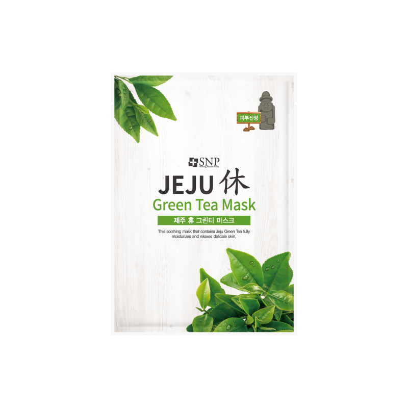SNP Jeju Rest Green Tea Mask
