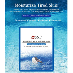 SNP Bird Nest Aqua Ampoule Mask