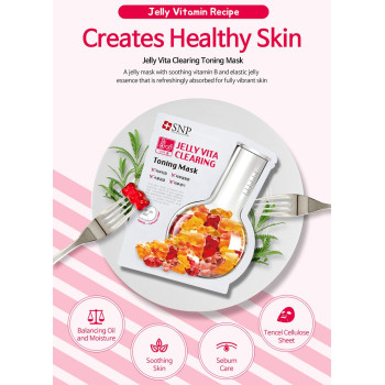 SNP Jelly Vita Clearing Toning Mask
