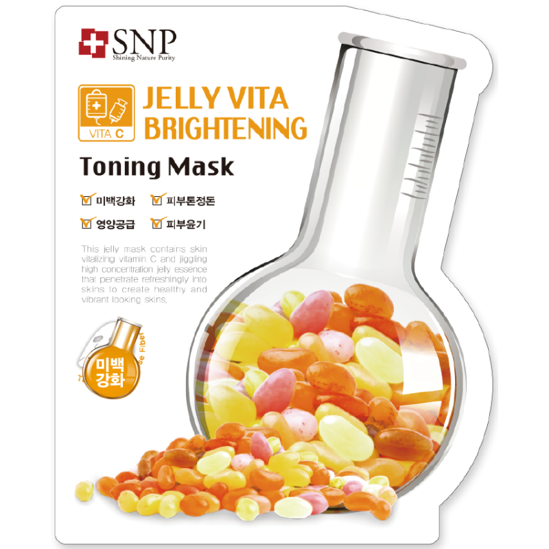 SNP Jelly Vita Brightening Toning Mask