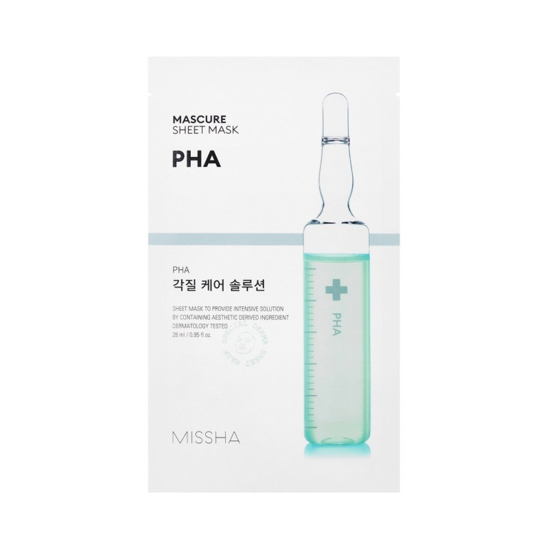 MISSHA Mascure PHA Peeling Solution Sheet Mask gesichtsmaske