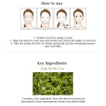 SNP Jeju Rest Green Tea Mask