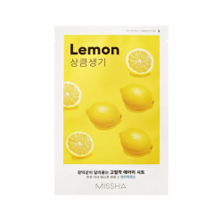 MISSHA Airy Fit Sheet Mask Limone Lemon Gesichtsmaske 1 Stück