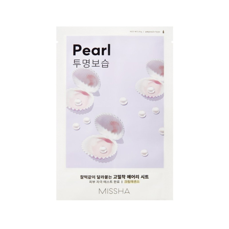 MISSHA Airy Fit Sheet Mask Perlen Pearl Gesichtsmaske 1 Stück