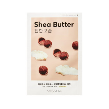 MISSHA Airy Fit Sheet Mask Shea Butter Gesichtsmaske 1 Stück