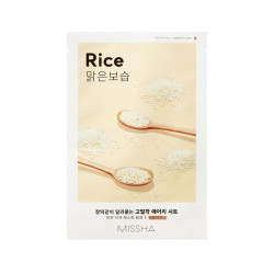MISSHA Airy Fit Sheet Mask Reis Rice Gesichtsmaske 1 Stück