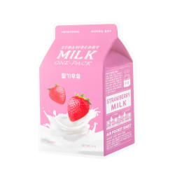 APIEU Strawberry Milk One-Pack Mask Gesichtsmaske 1 Stück