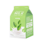 APIEU Green Tea Milk One-Pack Mask Gesichtsmaske 1 Stück