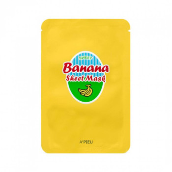 APIEU Sweet Sheet Mask Banana & Honey Gesichtsmaske 1 Stück