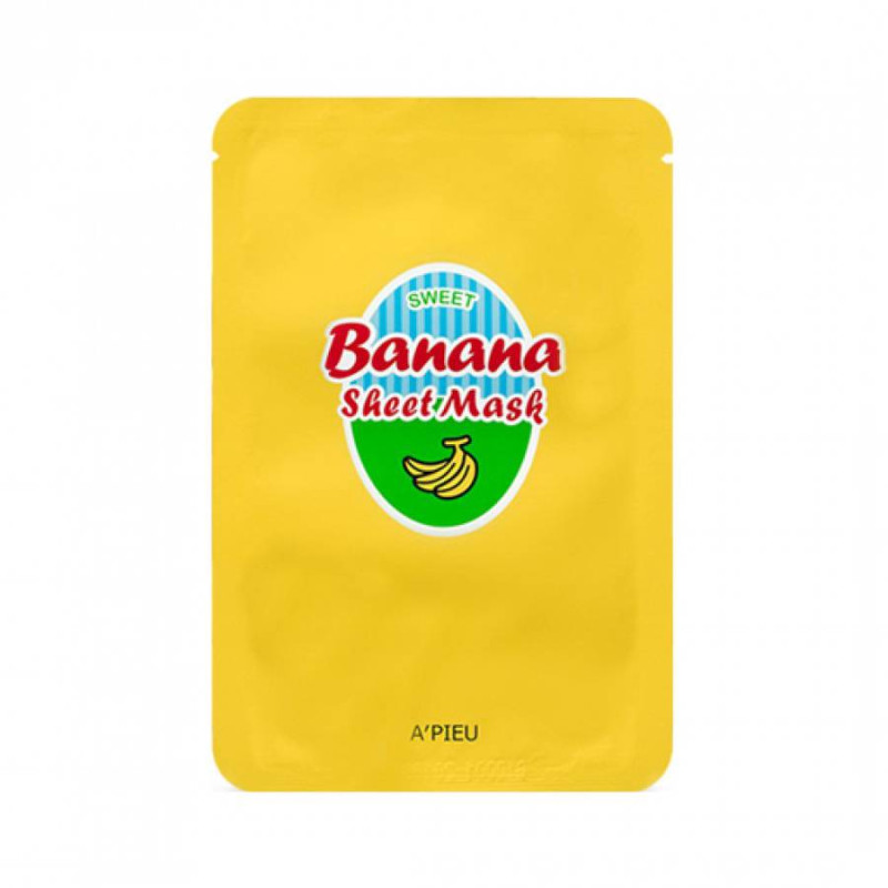 APIEU Sweet Sheet Mask Banana & Honey Gesichtsmaske 1 Stück