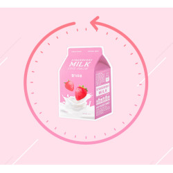 APIEU Strawberry Milk One-Pack Mask Gesichtsmaske 1 Stück