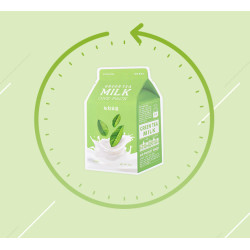 APIEU Green Tea Milk One-Pack Mask Gesichtsmaske 1 Stück