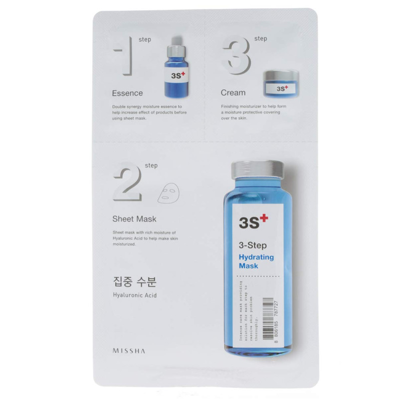 MISSHA - 3step Hydrating Mask gesichtsmaske Korean Kosmetik 1pc