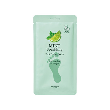 SKINFOOD Mint Sparkling Foot Peeling Socks