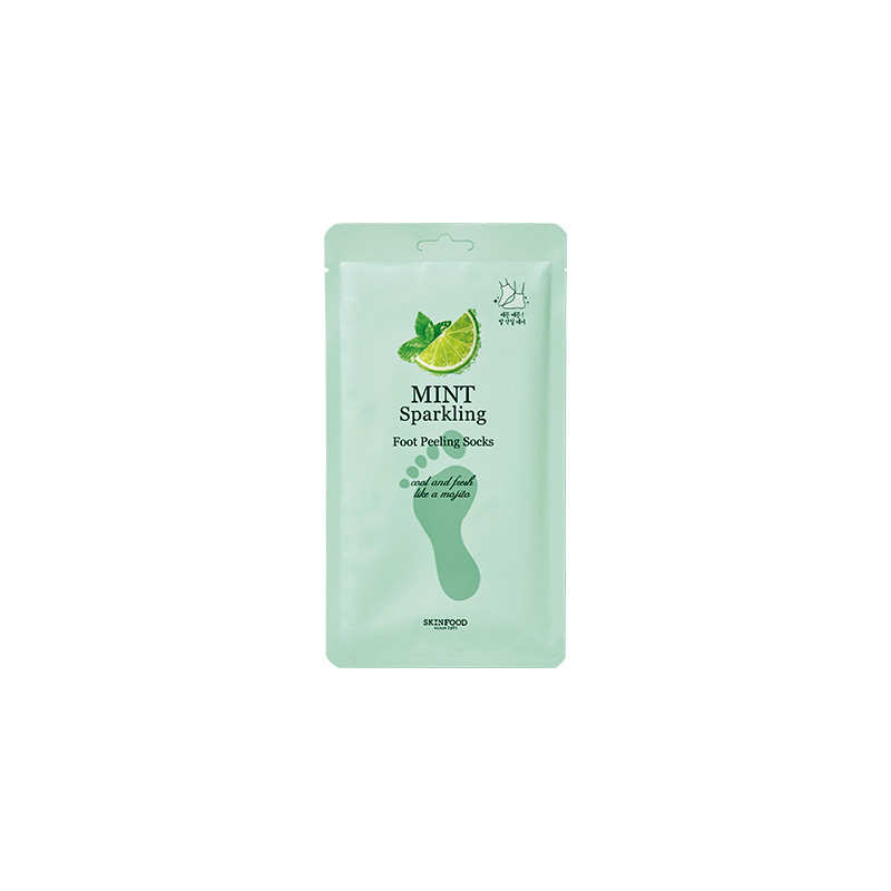 SKINFOOD Mint Sparkling Foot Peeling Socks