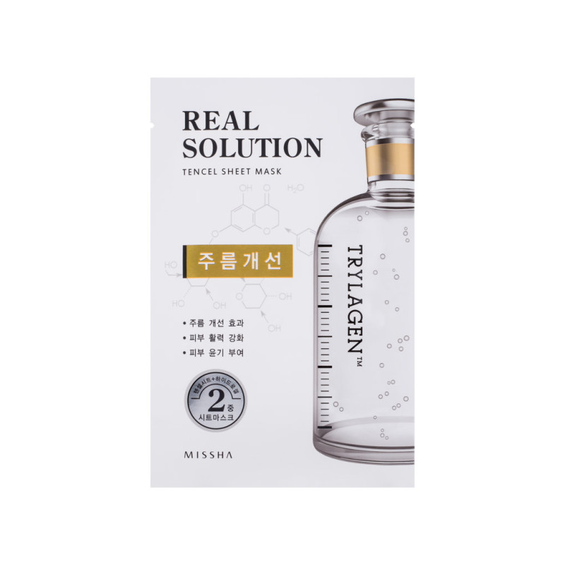 MISSHA Real Solution Tencel Sheet Mask TRYLAGEN (Wrinkle Caring)