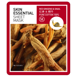 MISSHA - Skin Essential Sheet Mask (Ginseng & Snail)