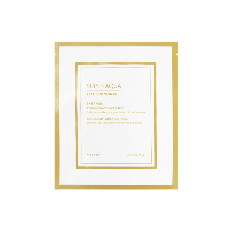 MISSHA Super Aqua Cell Renew Snail Hydro Gel Mask