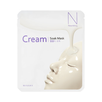 MISSHA - Cream-Soak Mask Nourishing gesichtsmaske Korean Kosmetik 1pc / 25g
