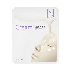 MISSHA - Cream-Soak Mask Nourishing gesichtsmaske Korean Kosmetik 1pc / 25g