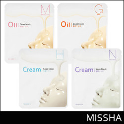 MISSHA - Oil-Soak Mask gesichtsmaske Set 4pcs