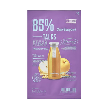 MISSHA Talks Vegan Squeeze Sheet Mask Super Energizer