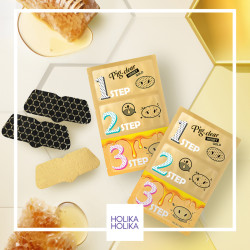 Holika Holika Pig Nose Clear Blackhead 3-Step Kit (Honey Gold)