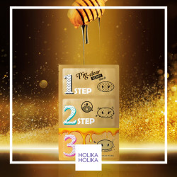 Holika Holika Pig Nose Clear Blackhead 3-Step Kit (Honey Gold)