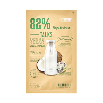 MISSHA Talks Vegan Squeeze Sheet Mask Mega Nutritious