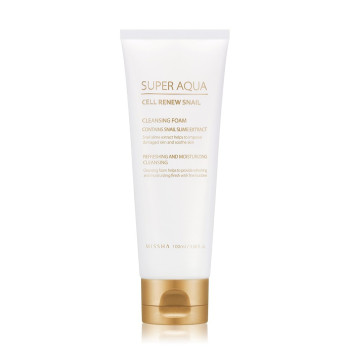 MISSHA Super Aqua Cell Renew Snail Cleansing Foam