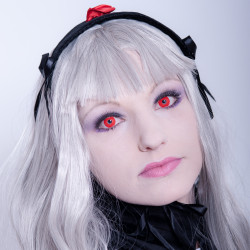 Crazy Farbige Kontaktlinsen Halloween Fasching Party Zombie