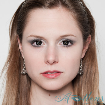 Circle lens Black 14.20mm PA-130 schwarz