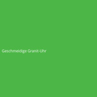 Geschmeidige Granit-Uhr