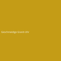 Geschmeidige Granit-Uhr