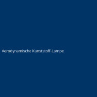 Aerodynamische Kunststoff-Lampe