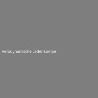 Aerodynamische Leder-Lampe