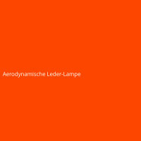 Aerodynamische Leder-Lampe