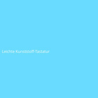 Leichte Kunststoff-Tastatur