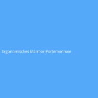 Ergonomisches Marmor-Portemonnaie